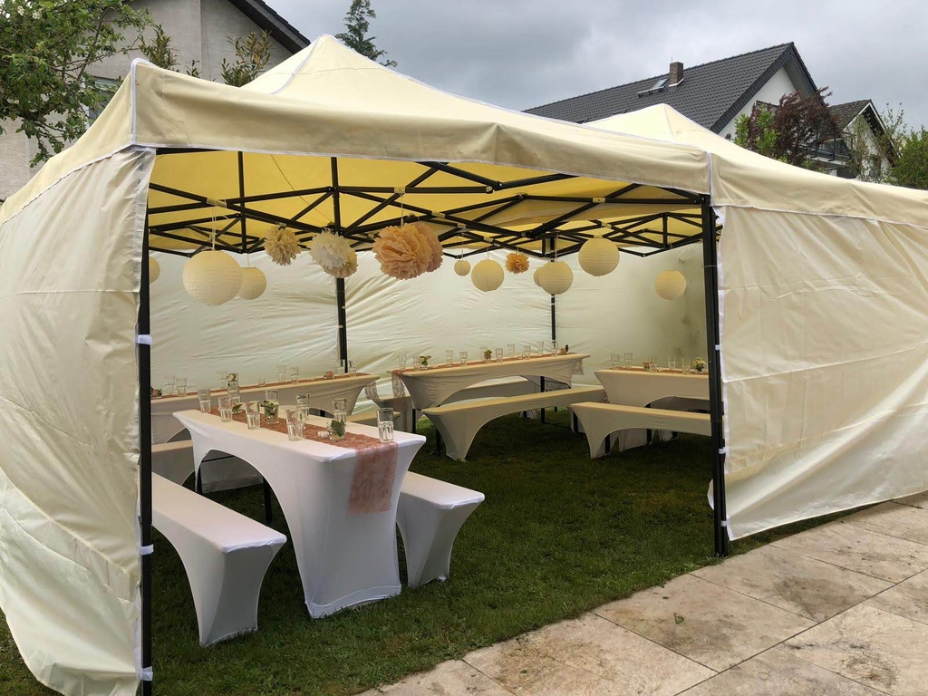3x4,5m PROFI-ZELTE Faltpavillon, Stahl | im Verleih
