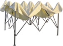 3x6m PROFI-ZELTE Faltpavillon, Stahl, 100% wasserdicht | im Verleih