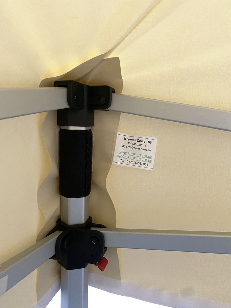 3x4,5m PROFI-ZELTE Faltpavillon Alurahmen Hexagon 40mm, 100% wasserdicht