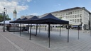 3x3m PROFI-ZELTE Faltpavillon, Stahl, 100% wasserdicht