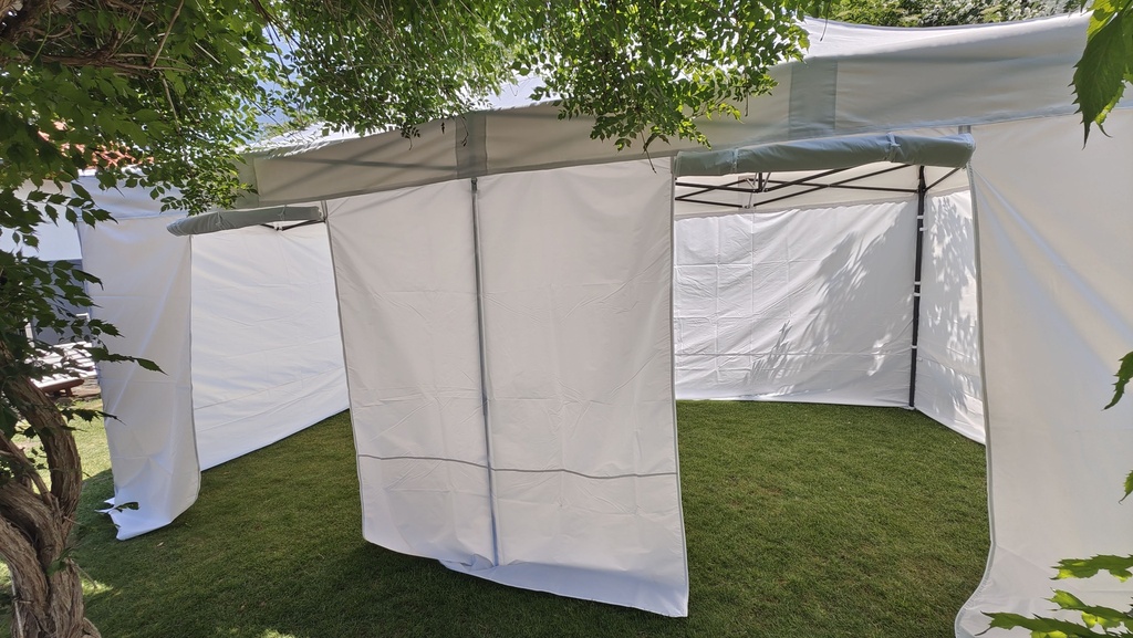 3x6m PROFI-ZELTE Faltpavillon, Stahl, 100% wasserdicht