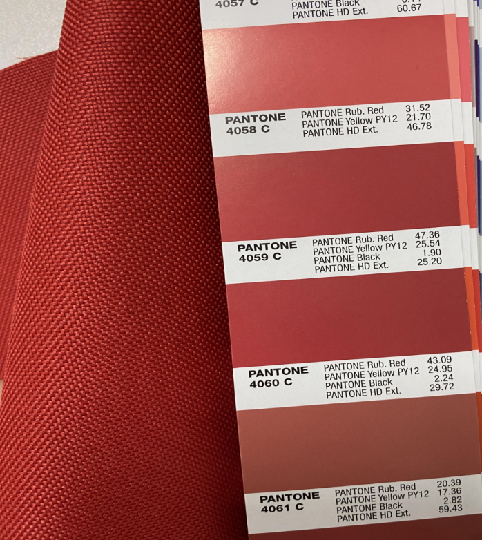 3x3m PROFI-ZELTE Faltpavillon Alurahmen Hexagon 50mm - Dachplane Farbmuster Rot
