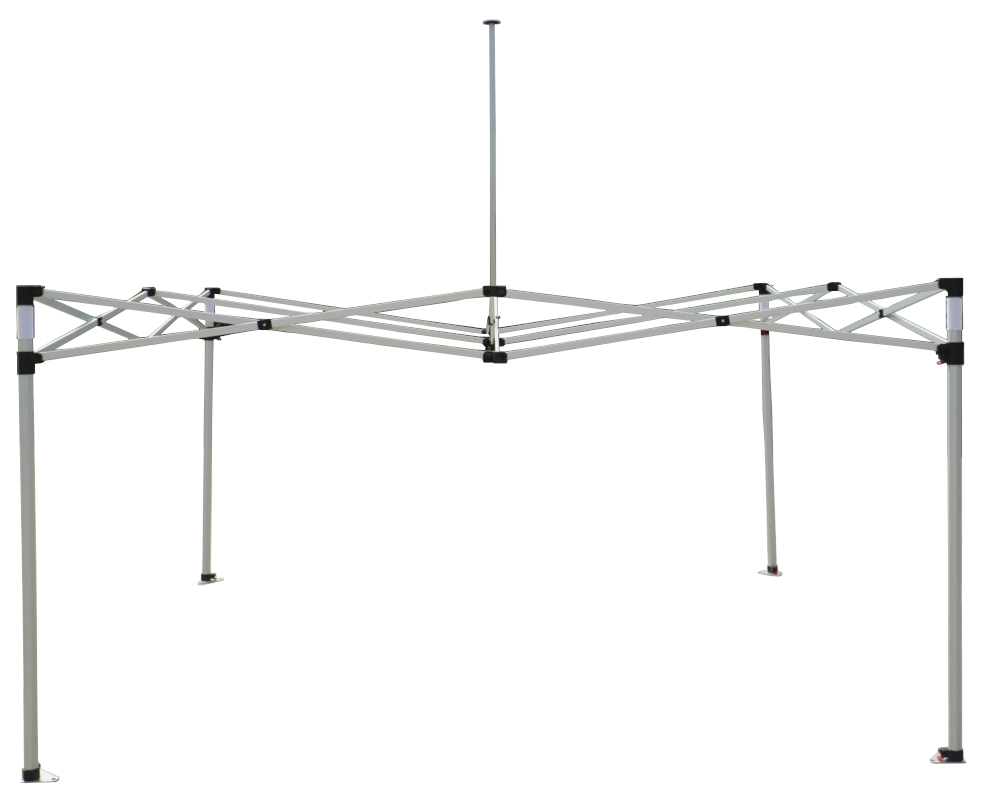 4x8m PROFI-ZELTE Faltpavillon Alurahmen Hexagon 40mm, 100% wasserdicht