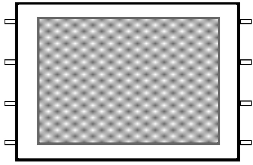 Seitenteil 3m, mit Fliegenschutzgitter | Moskitonetz