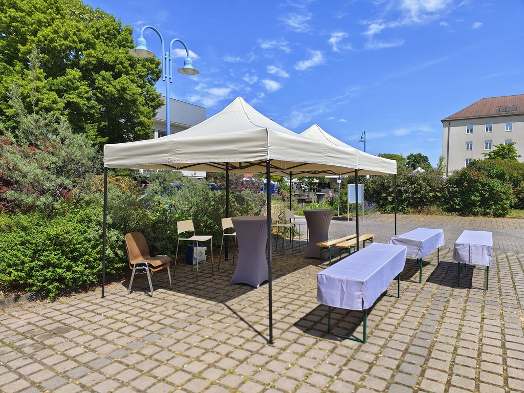 4x8m PROFI-ZELTE Faltpavillon, Stahl | im Verleih