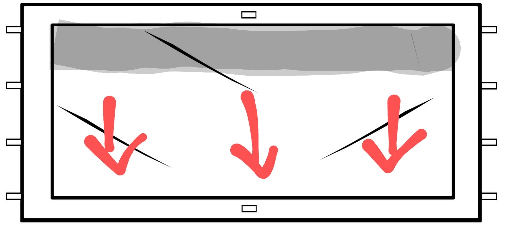 Seitenteil 4,5m, mit Fenster und Rollo - für 40/50mm Profile