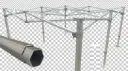 Rahmen 3x4,5m PROFI-ZELTE Faltpavillon Alurahmen Hexagon 50mm