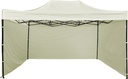 3x4,5m PROFI-ZELTE Faltpavillon, Stahl, 100% wasserdicht