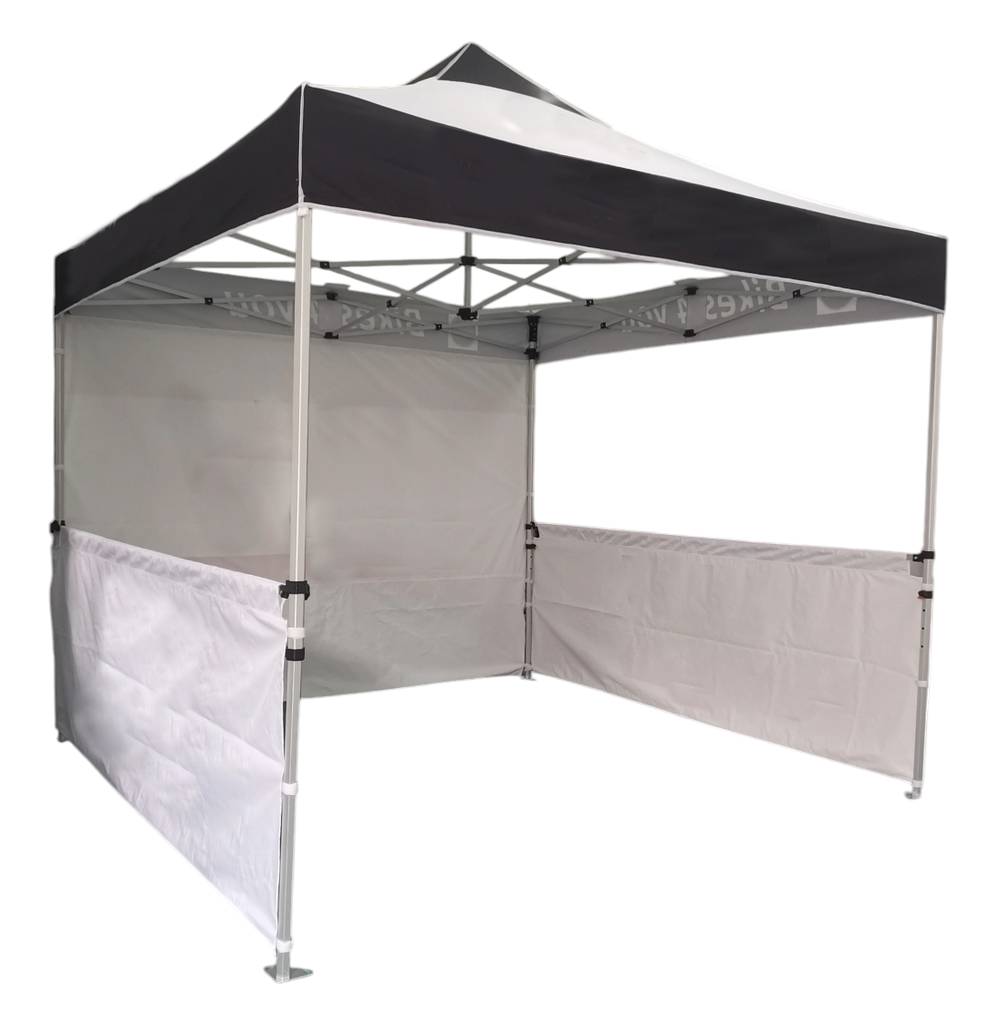 Halbwand Set Faltpavillon 3m