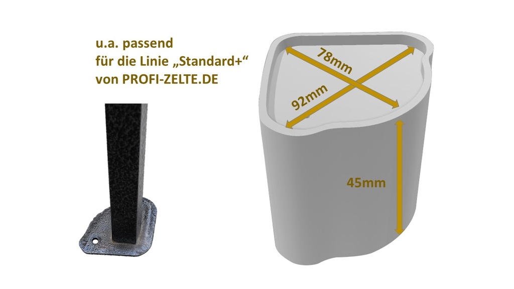 Pavillon Erhöhung | Erhöhungsblock