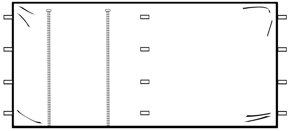 Seitenteil 4,5m, mit Tür | im Verleih