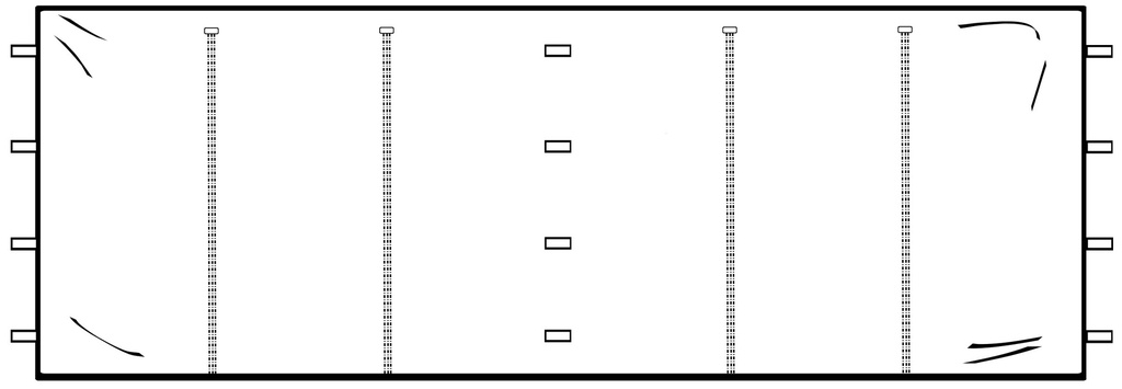 Seitenteil 6m, mit 2 Türen | im Verleih