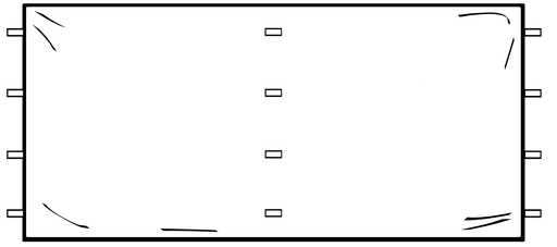 [SE4x000X] Seitenteil 4,5m, ohne Fenster