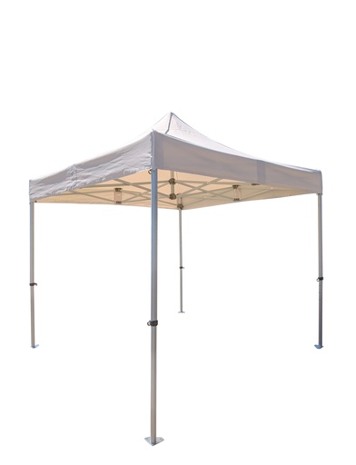 3x3m PROFI-ZELTE Faltpavillon Alurahmen Hexagon 50mm, 100% wasserdicht