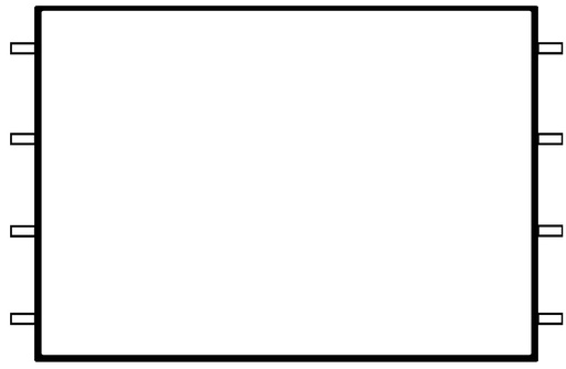 Seitenteil 2m, ohne Fenster - für 30/32mm Profile