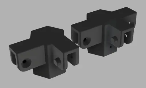 Endkappe Hexagon 40mm