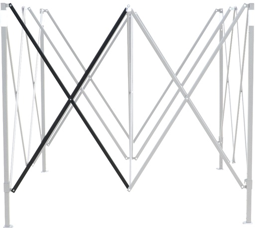 Ersatzstange, Scherensegment für 30/32mm Faltpavillons