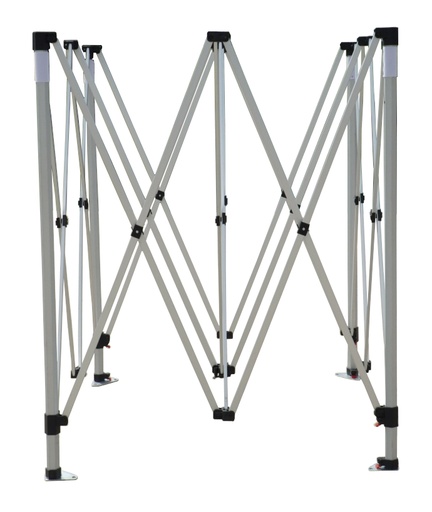 [FR340000] Rahmen 3x3m PROFI-ZELTE Faltpavillon Alurahmen Hexagon 40mm