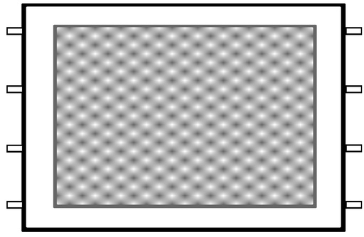 Seitenteil 3m, mit Fliegenschutzgitter | Moskitonetz