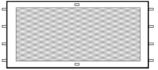 Seitenteil 4,5m mit Fliegenschutzgitter | Moskitonetz