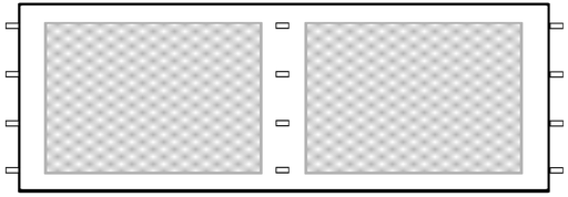 Seitenteil 6m mit Fliegenschutzgitter | Moskitonetz